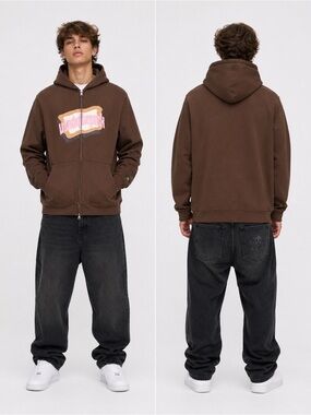Icecream x Billionaire Boys Club x Vandy the Pink full zip hoodie size M
